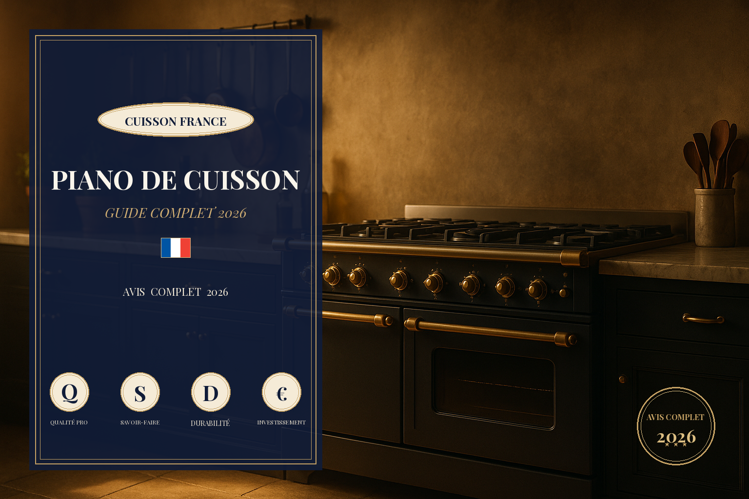 Piano de cuisson : le guide complet 2026 pour bien choisir — Cuisson France