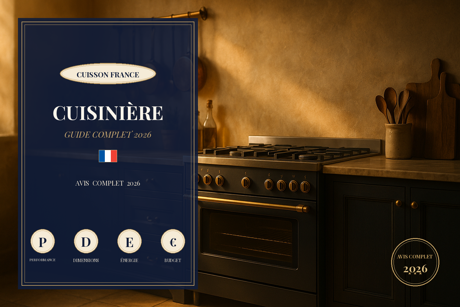 Cuisinière : le guide complet 2026 pour bien choisir — Cuisson France