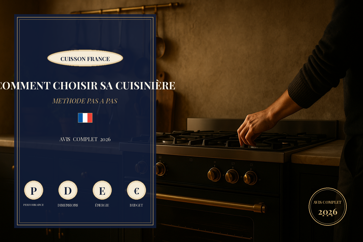 Comment choisir sa cuisinière : 10 critères essentiels — Cuisson France