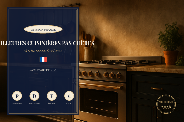 Meilleures cuisinières pas chères : top sous 500 euros — Cuisson France